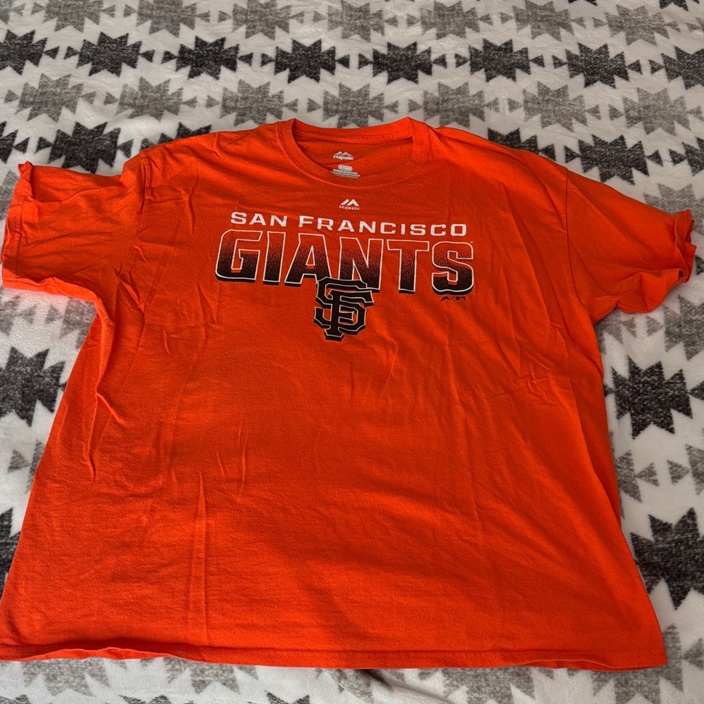 Majestic San Francisco Giants Vibrant Orange Tee